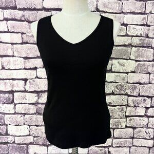 Chico's True Color Black Tank Size Small